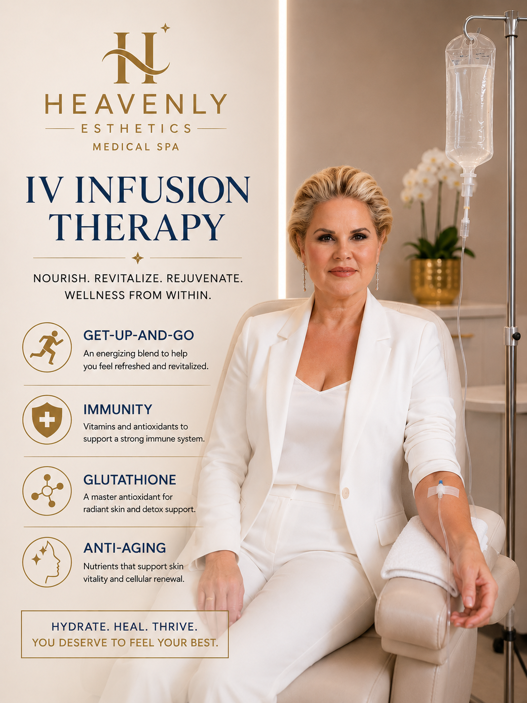 IV Infusion Therapy at Heavenly Esthetics — Nourish. Revitalize. Rejuvenate.